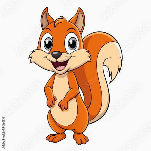 squirrel pet vector illustration draw cartoon pretty
cute