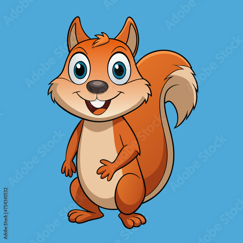 squirrel pet vector illustration draw cartoon pretty
cute