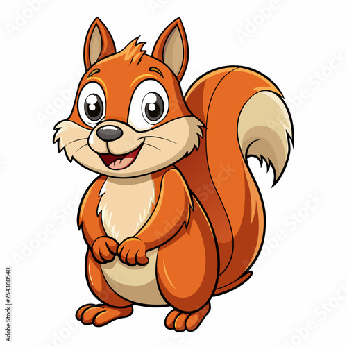 squirrel pet vector illustration draw cartoon pretty
cute
