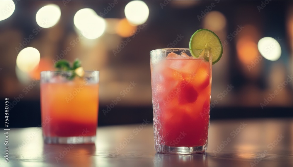 photo delicious fruity cocktail with copy space photo delicious fruity cocktail with copy space