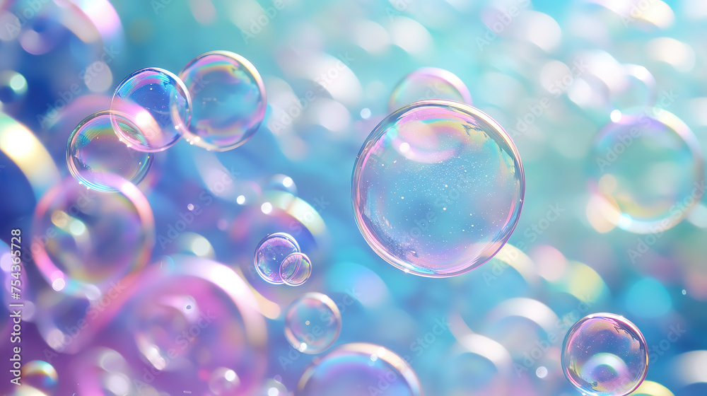 Soap bubbles abstract light illumination, abstract background Soap bubbles abstract light illumination, abstract background