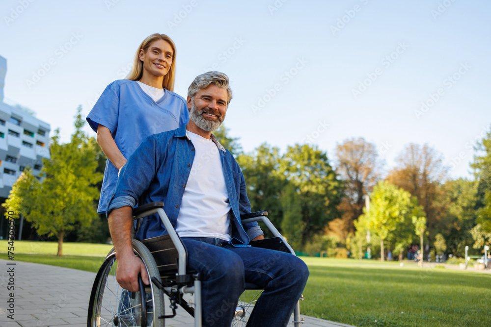 Healthcare in Nature: Nurse and Patient Embracing Outdoors Healthcare in Nature: Nurse and Patient Embracing Outdoors