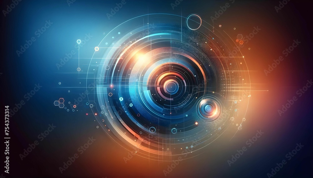 Hi-tech logic colorful background Hi-tech logic colorful background