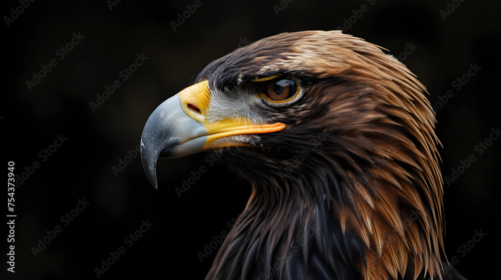 Majestic Golden Eagle Close-Up Captures Nature's Fierce Beauty Majestic Golden Eagle Close-Up Captures Nature's Fierce Beauty