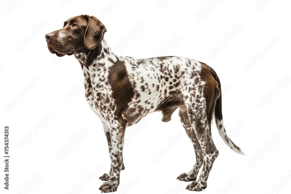 side view of dog isolated on white background
side view of dog isolated on white background