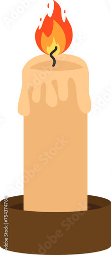 Candle Lite Illustration