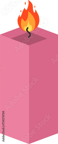 Candle Lite Illustration