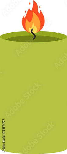 Candle Lite Illustration