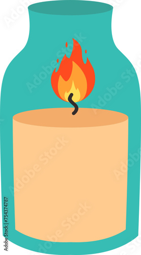 Candle Lite Illustration