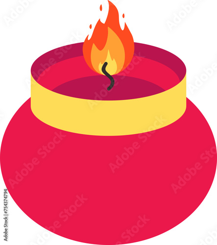 Candle Lite Illustration