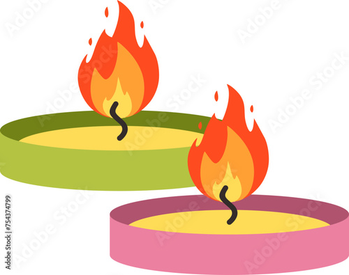 Candle Lite Illustration