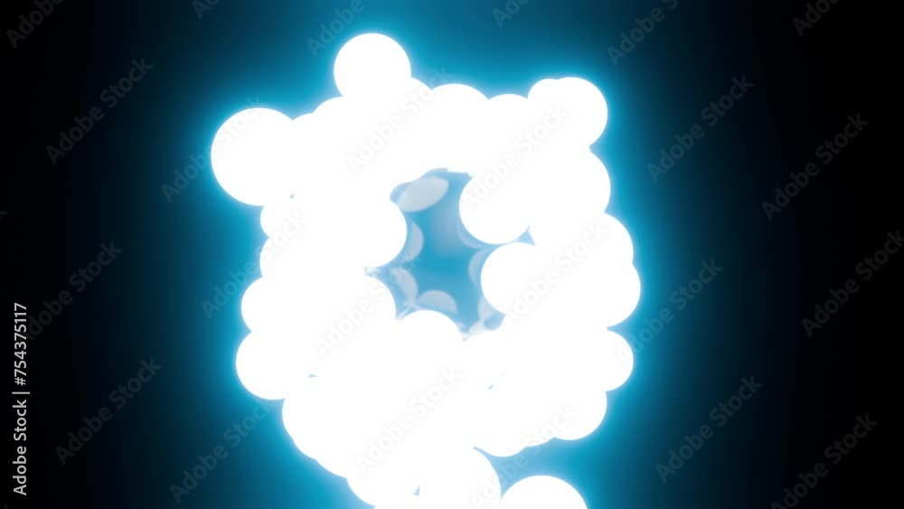3d neon light spheres flying on black background and are attracted to big black ball. Abstract fashion composition. Modern animation. 3d neon light spheres flying on black background and are attracted to big black ball. Abstract fashion composition. Modern animation.