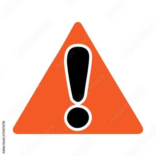 Hazard and Warning vector icon