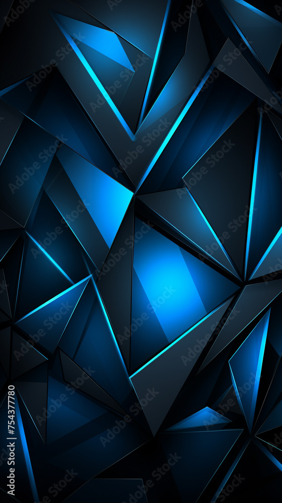 2d futuristic abstract wallpapers black background geometric background сreated with Generative Ai 2d futuristic abstract wallpapers black background geometric background сreated with Generative Ai