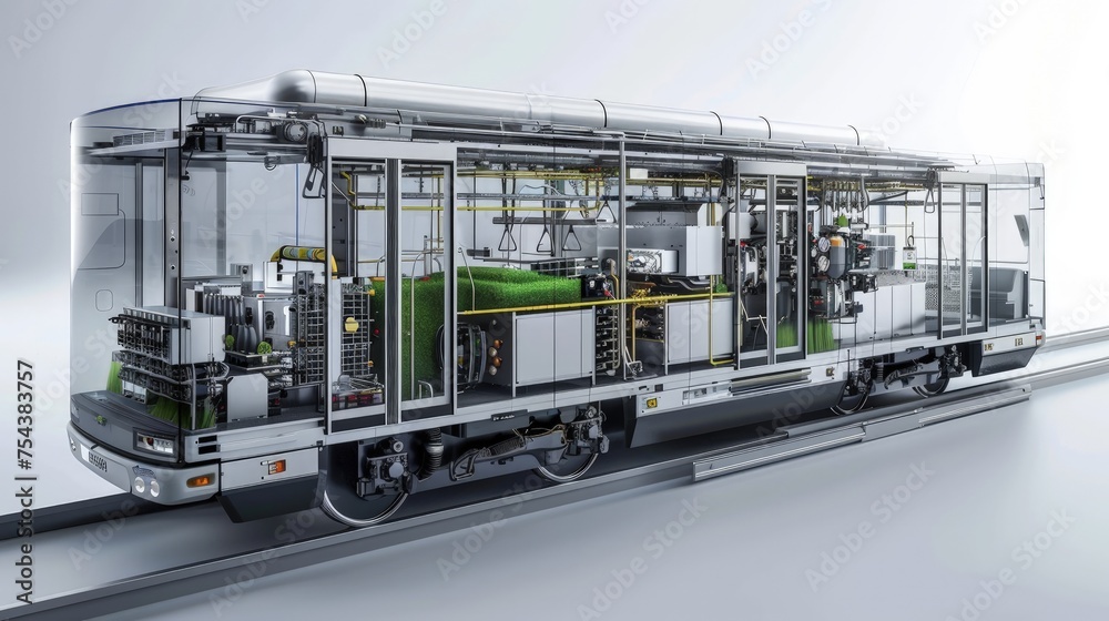 A energy recovery system for urban public transport, converting