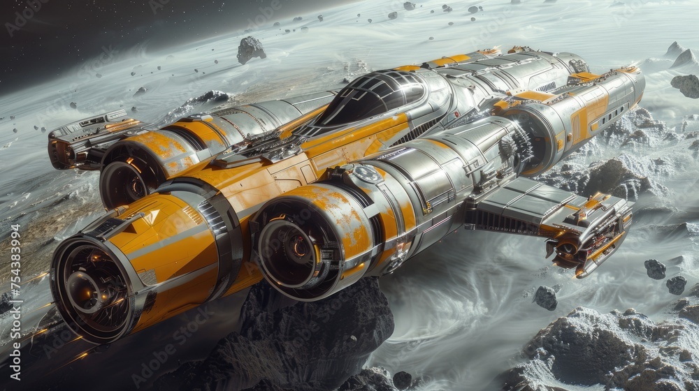 Advanced space exploration vehicle designed for interstellar travel