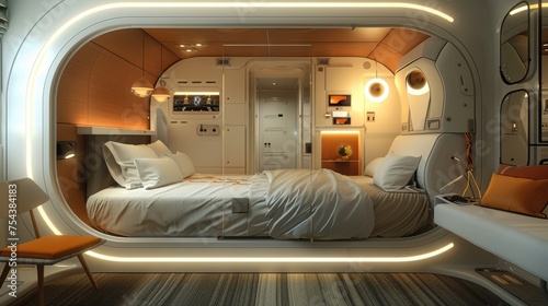 Futuristic hotel experiences with personalized room settings and amenities