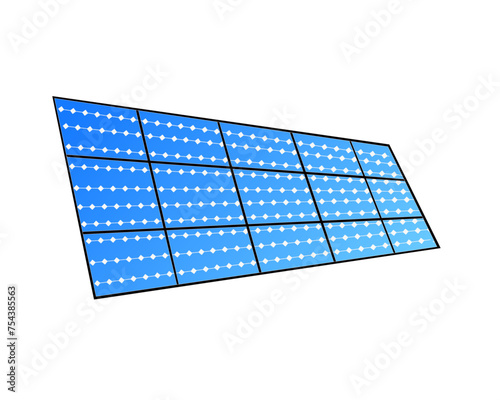 Ensemble de panneaux solaires