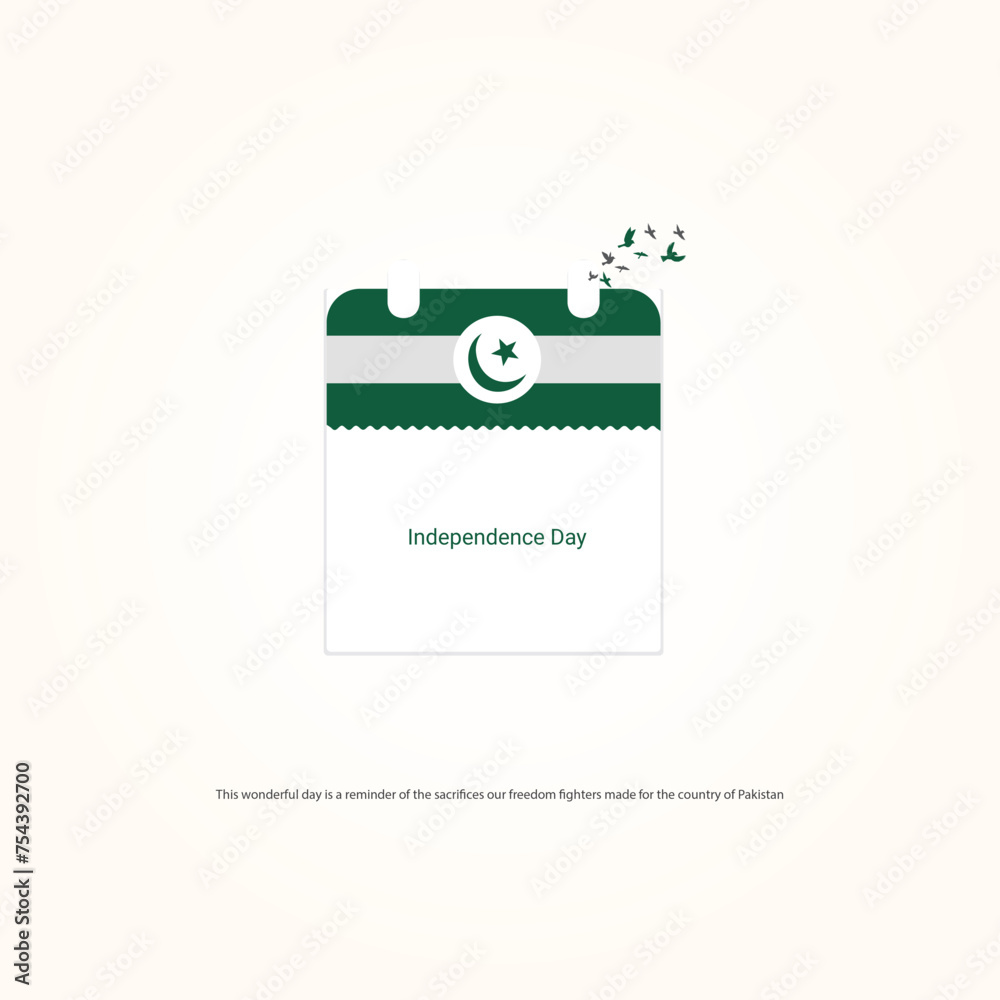 Vector Independence Day of Pakistan design, Creative ads, 3d Illustration Vector Independence Day of Pakistan design, Creative ads, 3d Illustration