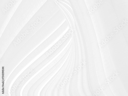 beauty smooth curve white and gray abstract soft fabric shape decorate fashion textile background