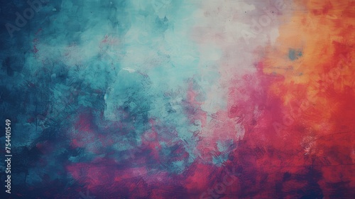 Gradient colorful rough texture background © Nia