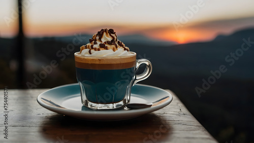 Latte art photo