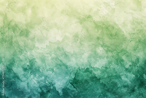 Abstract green painted Watercolor Background. Generative ai