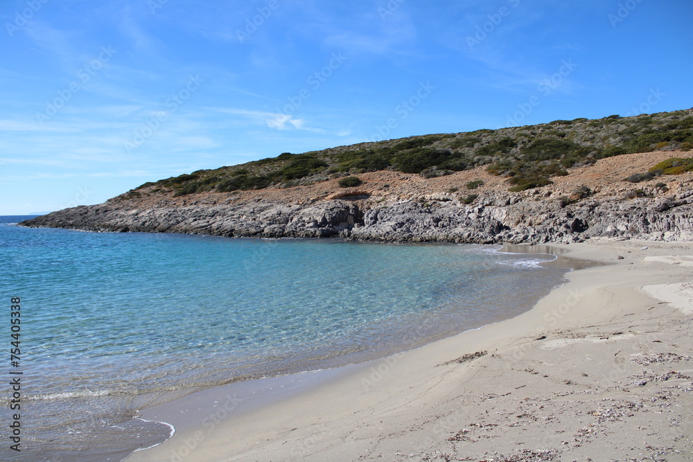 Bucht vom Faneromeni Beach auf Antiparos Bucht vom Faneromeni Beach auf Antiparos