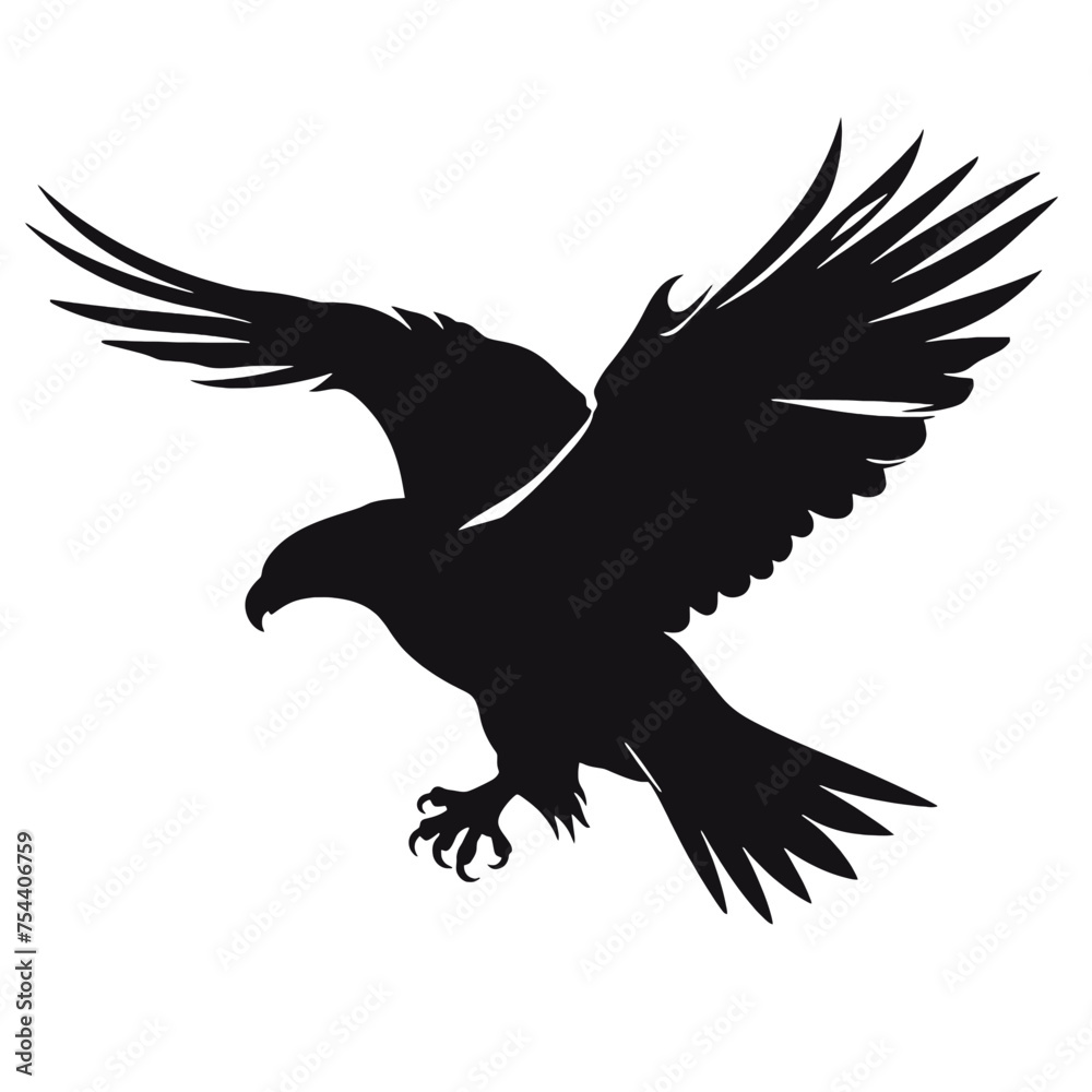 Obraz premium Eagle Silhouette