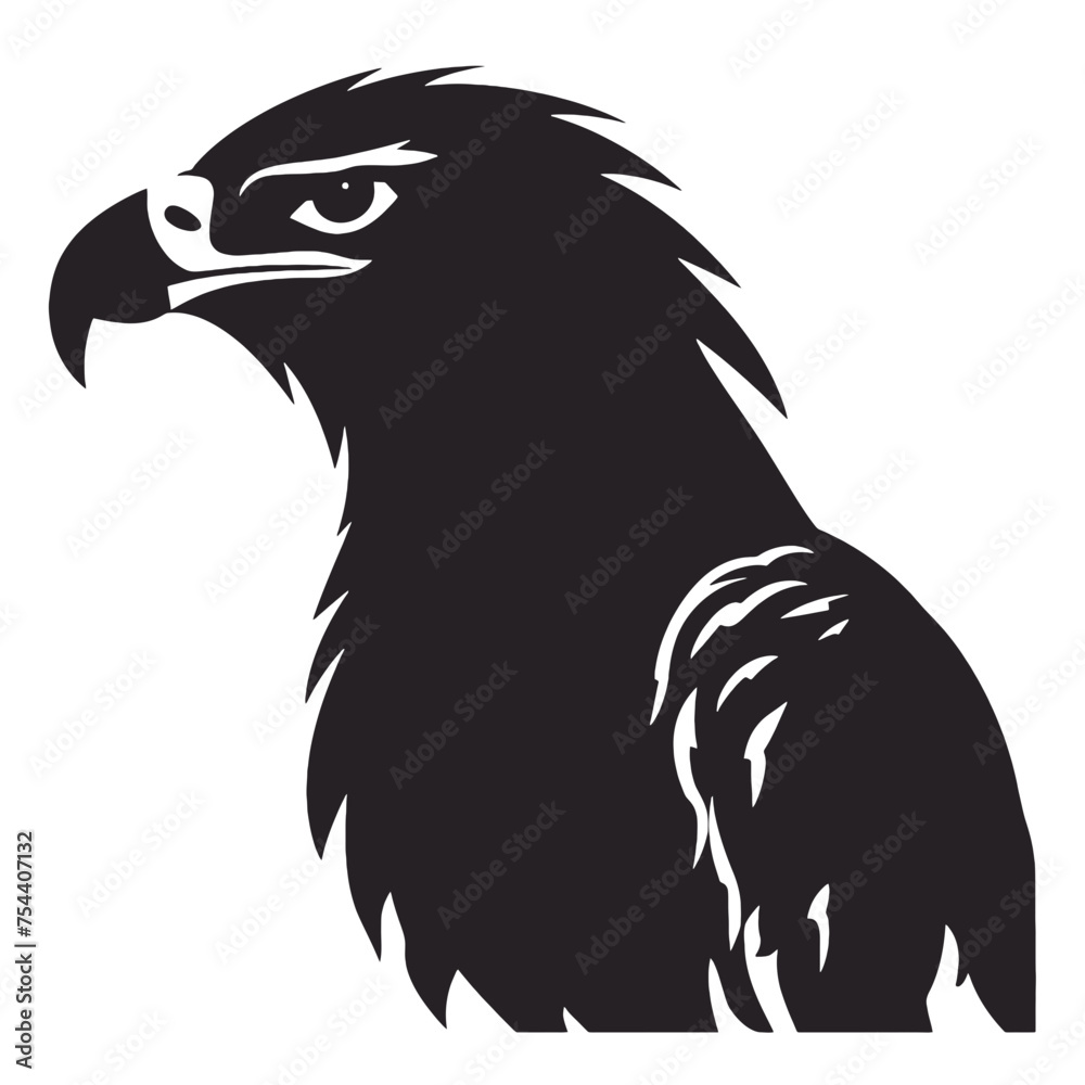 Fototapeta premium Eagle Silhouette