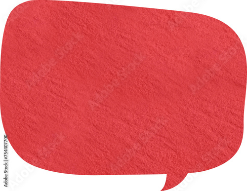 old paper speech bubble