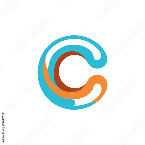 letter "C" logo simple unique original and minimalist concept