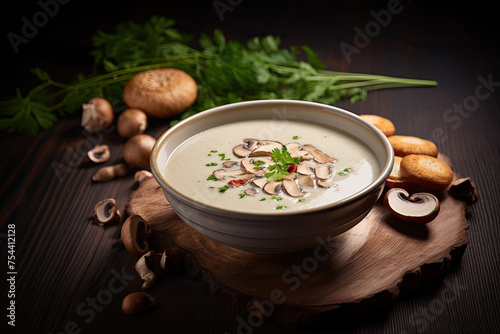 Delicious Bowl of Mushroom ...