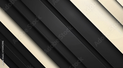 Black and cream with templates metal texture soft lines tech gradient abstract diagonal background 