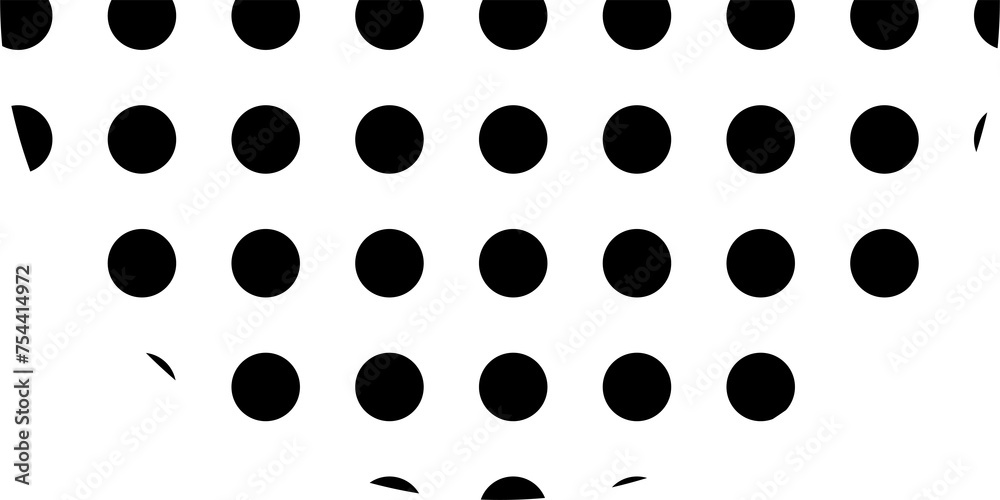 Semicircle figure background polka dots.
Semicircle figure background polka dots.