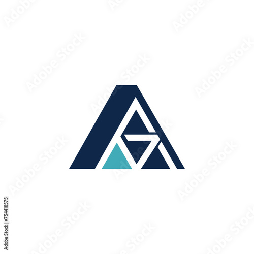 AG, A, G, OAG logo design abstrac minimalist logo design