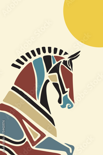 west horse Art & Illustration
