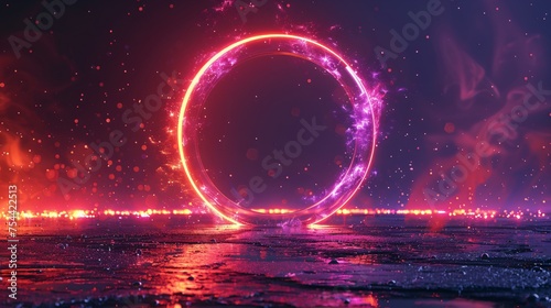 A texture that shows a neon halo effect around flames.