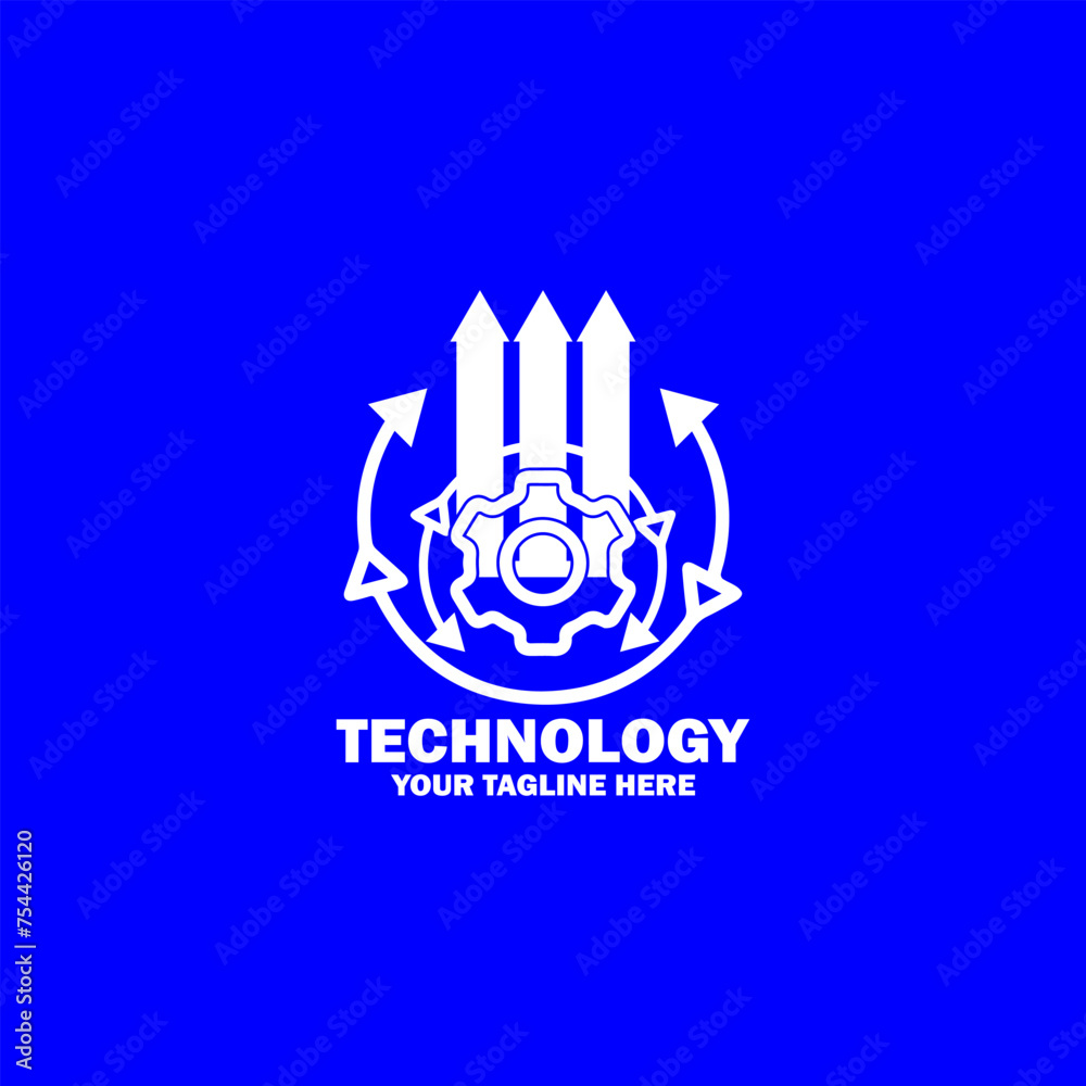 Abstract Initial Logo. White color isolated on Blue Background. Technology Branding Logos. Flat Vector Logo Design Template Element icon. Abstract Initial Logo. White color isolated on Blue Background. Technology Branding Logos. Flat Vector Logo Design Template Element icon.