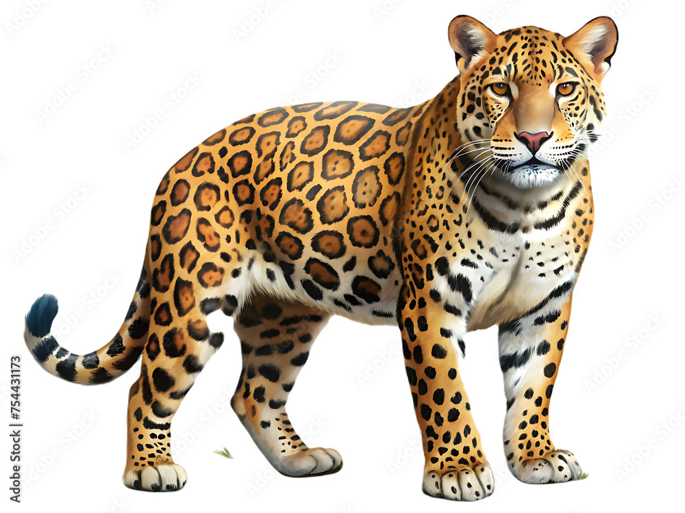 Cheetah on transparent Cheetah on transparent