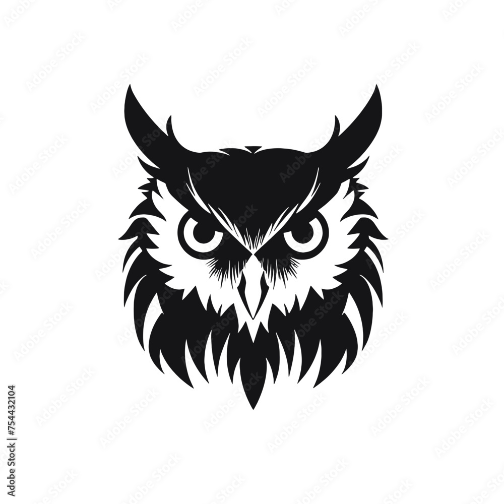 Obraz premium Owl Silhouette 
