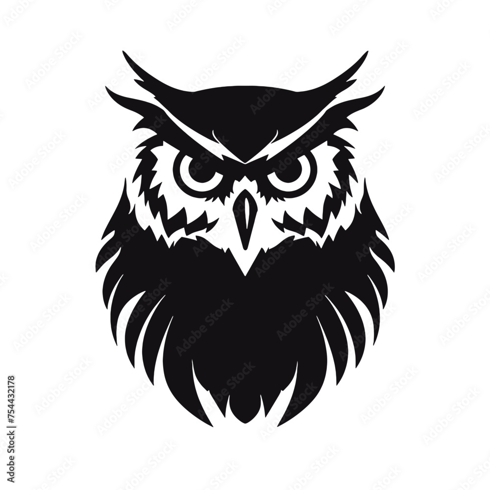 Obraz premium Owl Silhouette