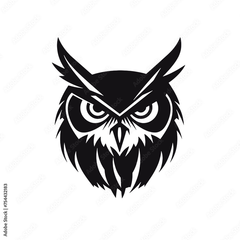 Obraz premium Owl Silhouette 