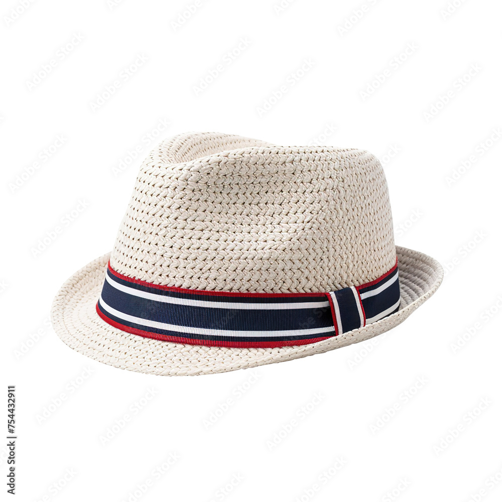 hat on transparent background, clipping path, png file,