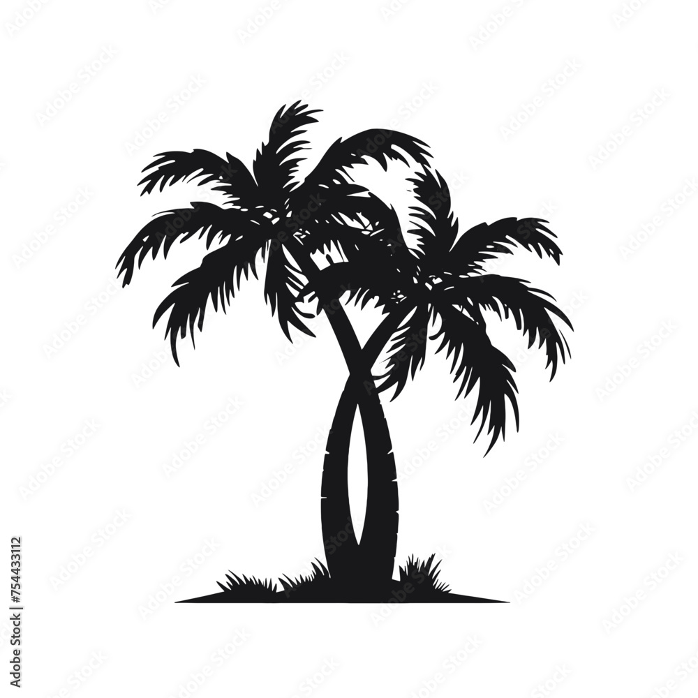 palm trees silhouettes palm trees silhouettes
