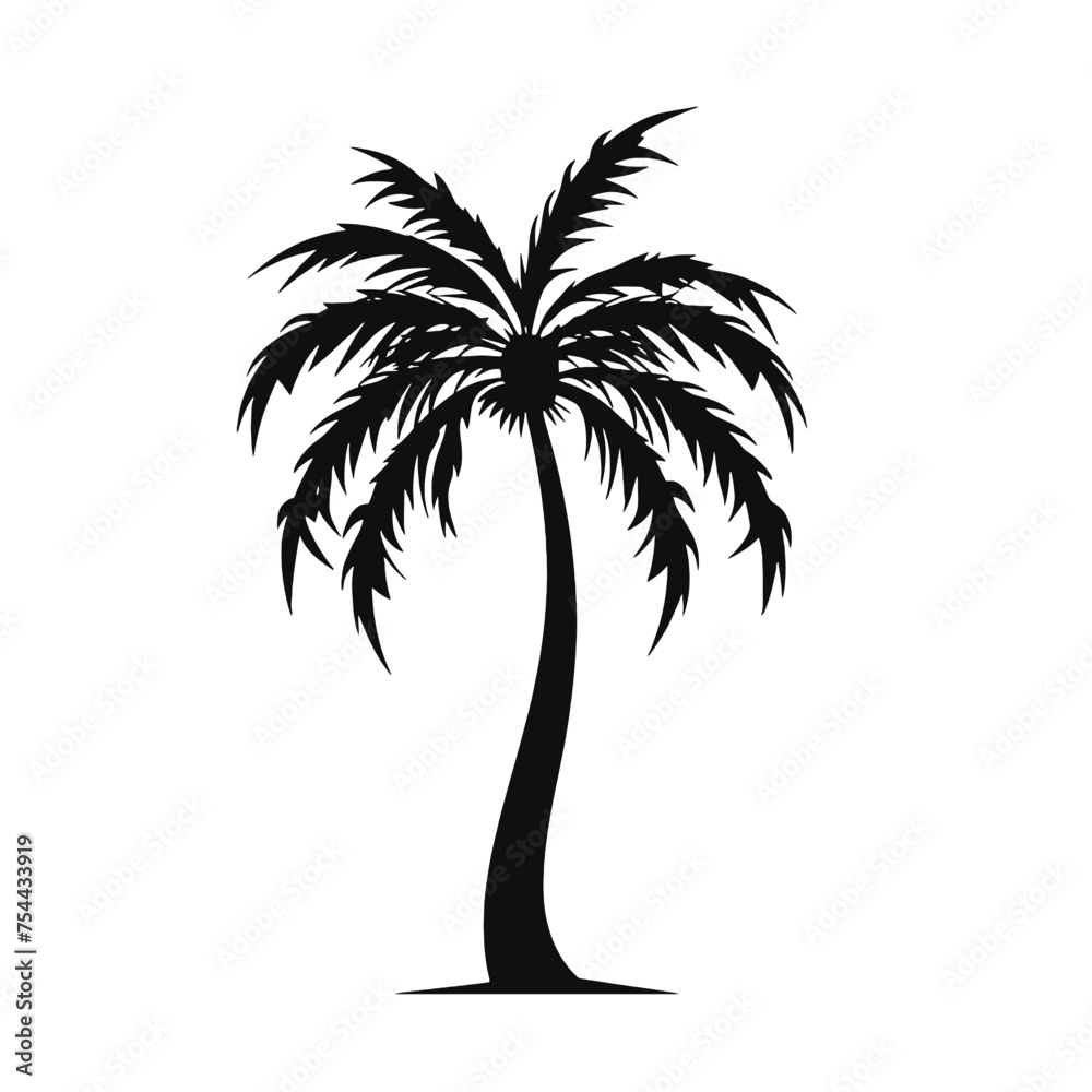Obraz premium palm trees silhouettes