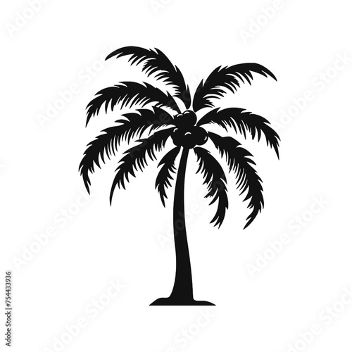 palm trees silhouettes