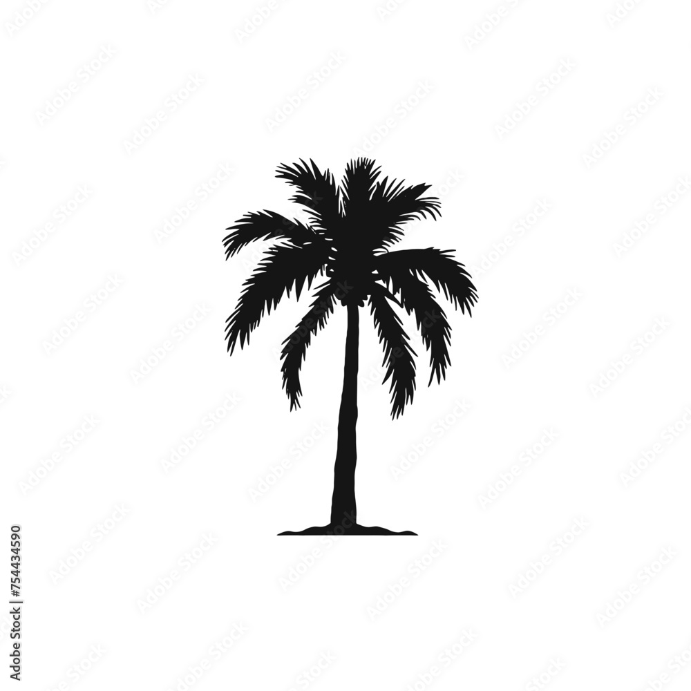 Obraz premium palm trees silhouettes