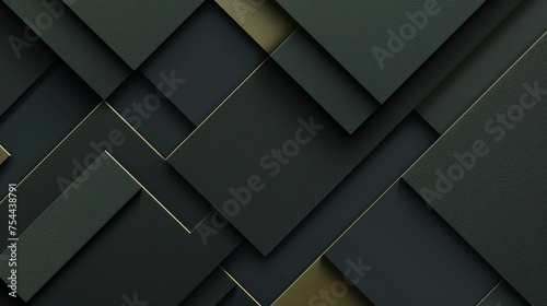 Black and Olive abstract shape background presentation design. PowerPoint and Business background.