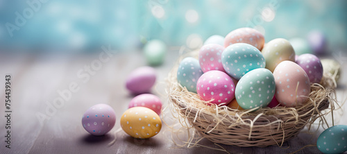 Basket of Brightly Colored ...